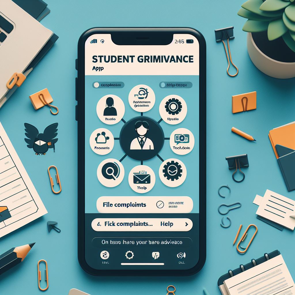 Student grievance app project preview