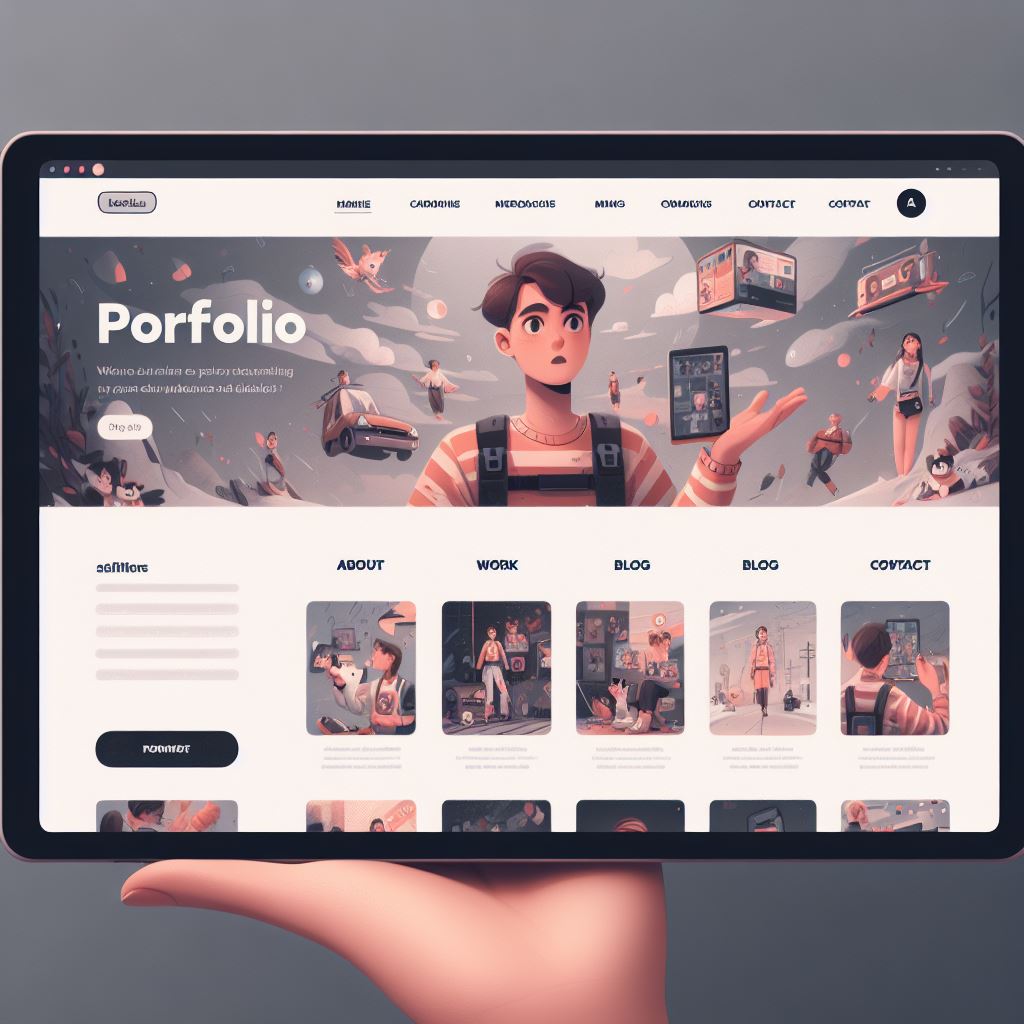 Personal portfolio project preview