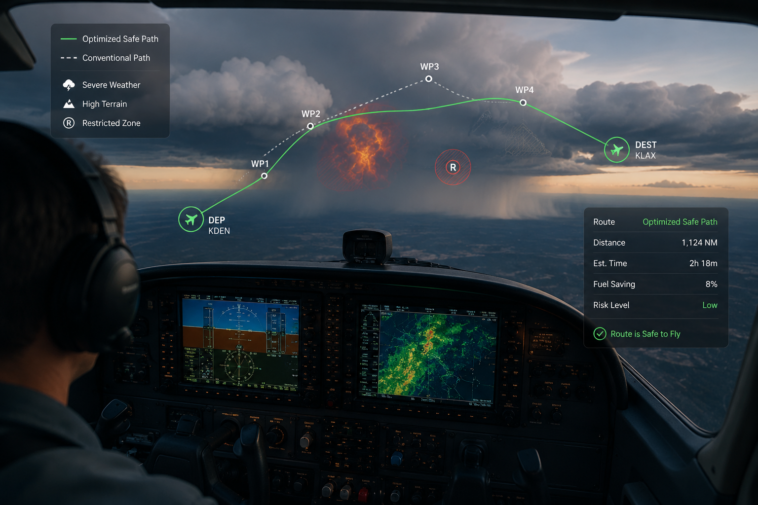 Flight navigation project preview